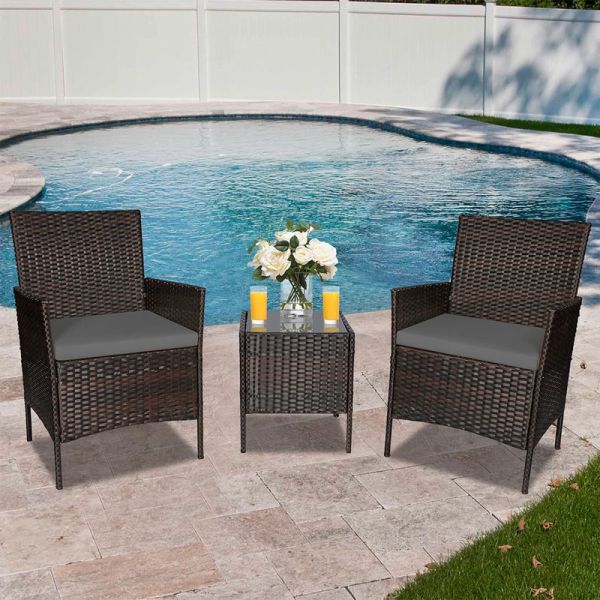 მოწნული ავეჯის ნაკრები ბალიშებით COMFY   AJ-SFS042