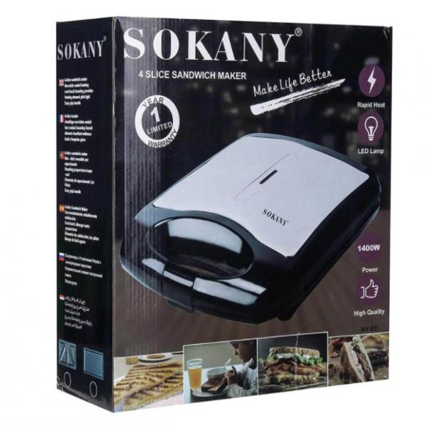 სენდვიჩის აპარატი SOKANY HY-811