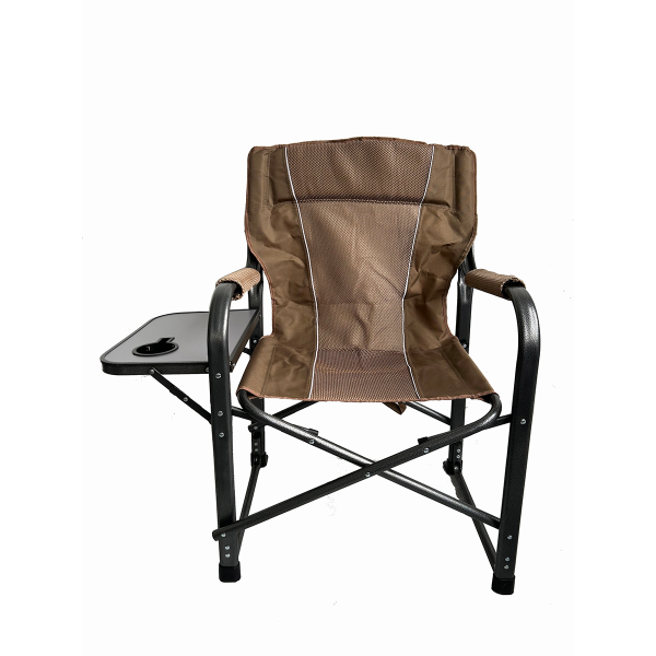 დასაკეცი სკამი CAMPING - ყავისფერი (120კგ)