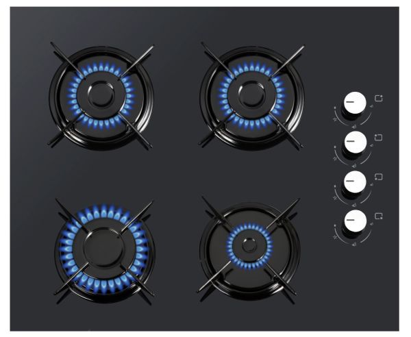 ჩასაშენებელი ქურის ზედაპირი LUXELL LX-40TAHDF B EML