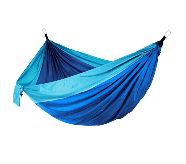 2 ადგილიანი სალაშქრო ნეილონის ჰამაკი (ლურჯი) HAMJIBE1