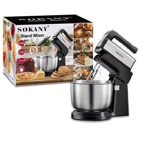 მიქსერი (ჯამით) Sokany CX-6652