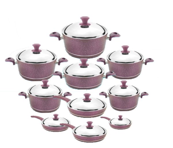 ქვაბებისა და ტაფების ნაკრები NT20PC VIOLET