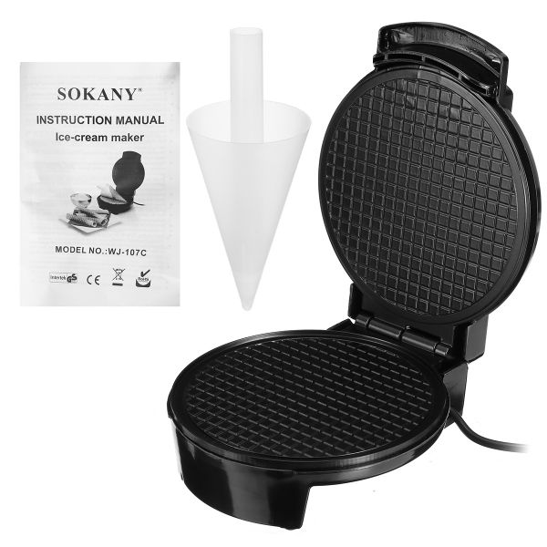 ვაფლის საცხობი აპარატი Sokany 107C