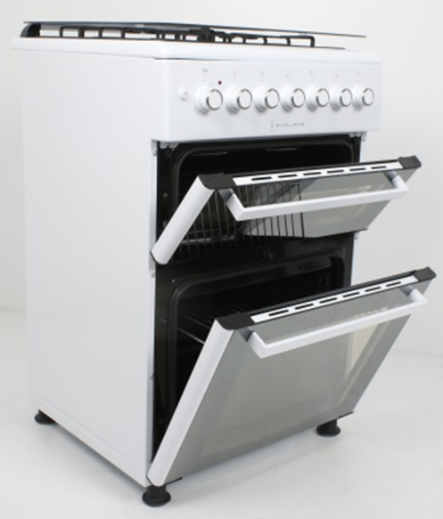 გაზქურა EXCELLENCE 6400 WHITE DOUBLE