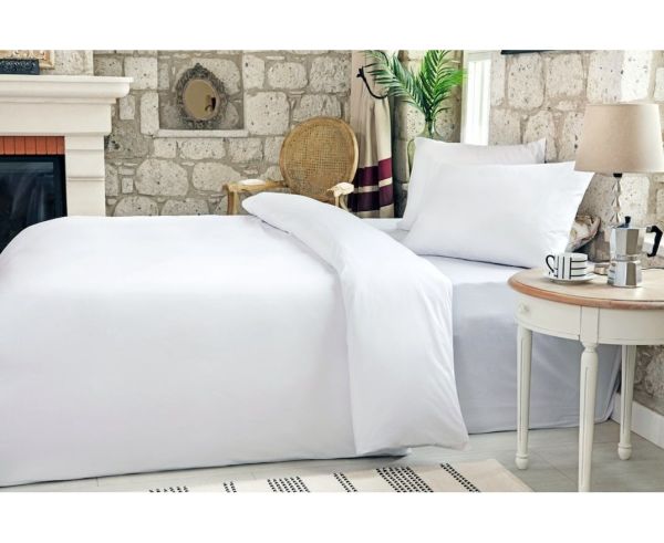 OTEL თეთრი თეთრეულის ნაკრები 2 კაციანი