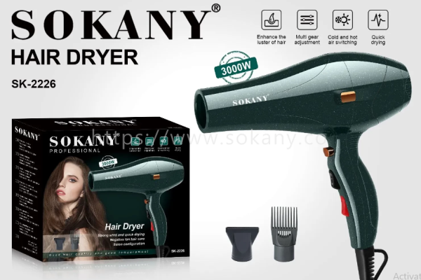თმის ფენი Sokany SK-2226