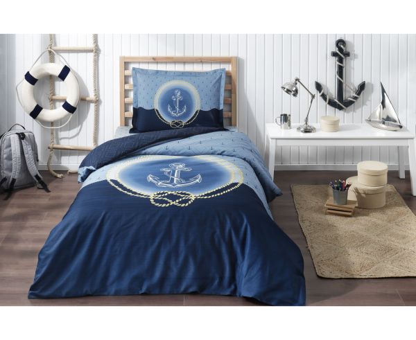 BLUE WAVE  თეთრეულის ნაკრები 1 კაციანი