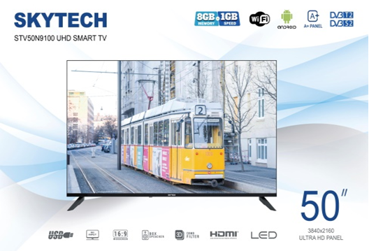 ტელევიზორი SKYTECH STV50N9100 SMART ANDROID (127სმ)