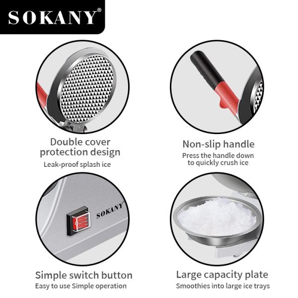 ყინულის სამტვრევი აპარატი SOKANY SK-777