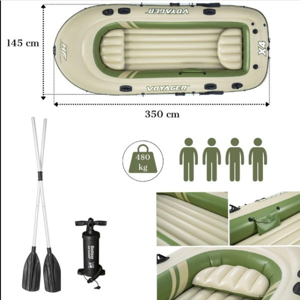 გასაბერი ნავი Bestway Hydro-force 65156