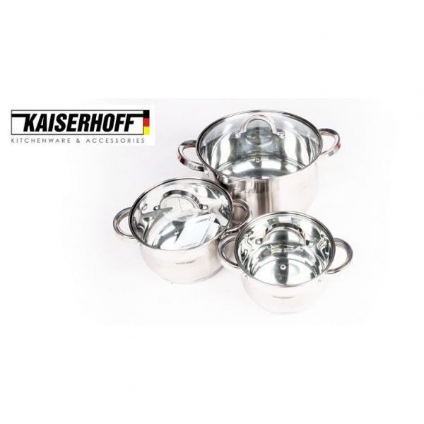 ქვაბების ნაკრები KAISERHOFF 1