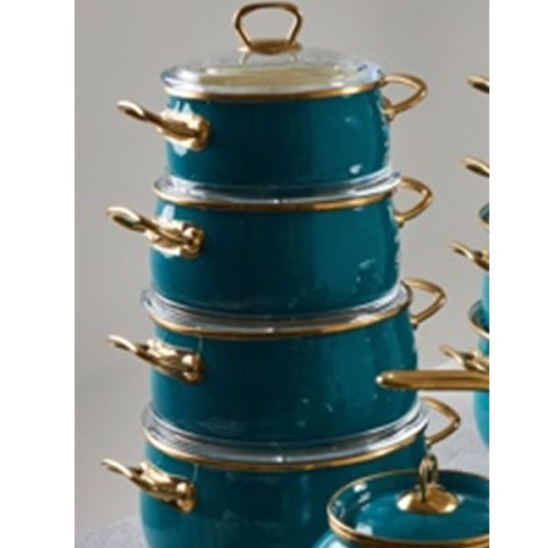 ემალის ქვაბების ნაკრები ARSHIA 16-18-20-22სმ 4ც EN128-2913