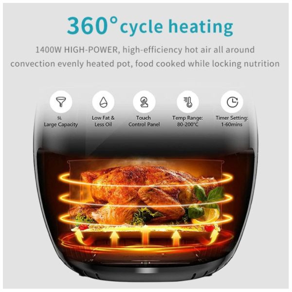 აეროგრილი SOKANY SK-8018 (5L)