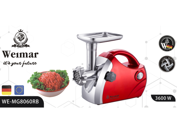 ხორცსაკეპი მანქანა Weimar WE‑MG8060RB Red